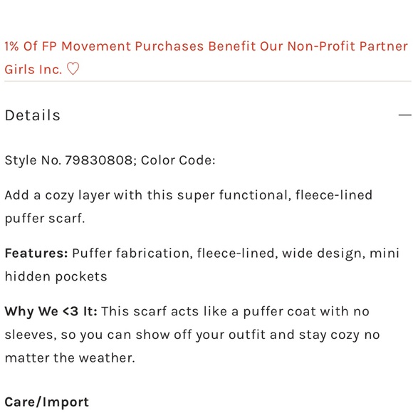 Free People Downhill Puffer Scarf - Picture 9 of 9